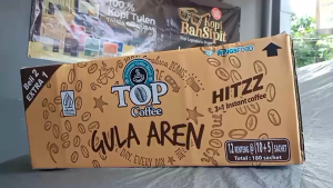 1 DUS TOP KOPI Gula Aren 22gr Isi 15 Sachet HITZ