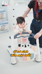 Thảm Đàn Đa Năng UMOO UM-02204 Thảm nhạc cho bé nằm chơi kết hợp xe tập đi bàn ăn dặm bàn đánh đàn