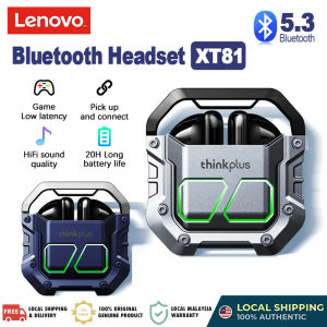 Lenovo XT81 Bluetooth Earphone Wireless Headphone Gamer Headset Waterproof TWS Noise Reduction Earbuds Stereo with Mic