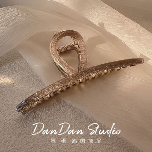 Elegant Glowing Starfish Hair Claw Clip Metal Shark Tail Hair Gripper Fashionable Korean Style Hair Accessories for Women