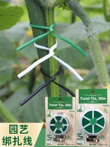 Gardening Cable Tie Flower Bracket String Flower and Wood Plant Binding Special Binding Flower Rack Binding Line Fixed Binding Rope
