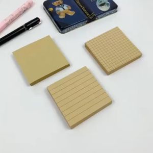 SAMOYED SNKP-7575 Kertas Memo Tempel / Sticky Notes Pad Kraft Uk. 75 x 75 mm