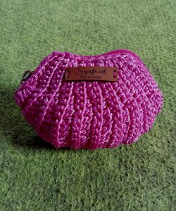 Dompet Koin Rajut Serena motif kerang mini uk.11x7