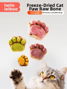 HELLOLEIBOO | Cattail Dragonfruit Flavor Freeze-Dried Cat Snack Nutritious Enrichment Teeth Grinding