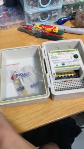 COMBO TIẾT KIỆM Gồm Tủ Kỹ Thuật Lioa Nhỏ Và Relay An Toàn Phao Điện 12V A01 Công Suất Tới 2000W Tủ Bơm Nước Tự Động Cho 1 Phao Điện