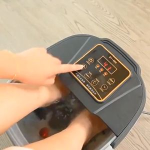 Electric Massager Foot Spa With Heat And Massage Foot Soaking Bath Basin 12 Massage Roller For Relaxation Improve Sleep Quality