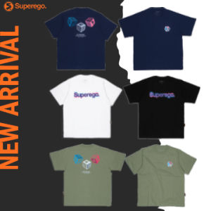 Superego T-Shirt Glitch White STG01B