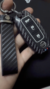 เคสรีโมทรถ Nissan ทรงรี ปุ่มเรืองแสง ปกป้องรีโมท กันรอยปิดปุ่ม (Alloy Luminescence 3D Silicone Push button Guard) JukeAlmeraNotePulsar แบบ 2 ปุ่มและ 3 ปุ่ม