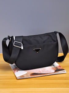 Fashionable Oxford Cloth Dumpling Bag Crossbody Womens Bag Casual Versatile Simple Lightweight Trendy Single Shoulder Bag