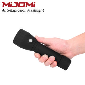 Mijomi Đèn Pin EXF93 Đèn Pin Chống Cháy Nổ Chiếu Xa 500M 250 Lumens Độ Sáng Cao Đèn Type-C Đèn Pin Sạc Được Đèn Mini Nhỏ Gọn Kích Thước IP66 Chống Nước Cho Công Việc An Toàn Ngoài Trời Chống Nước EXF93