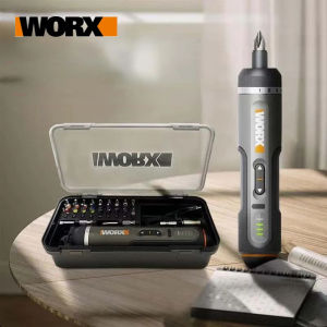 Worx | Worx 4V Electrical Screwdriver Sets WX242 Smart Cordless Electric Screwdrivers USB Rechargeable Handle 30 Bit Sets Power Tools