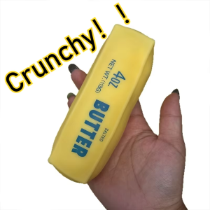 Bánh Bơ Mềm Dẻo Đồ Chơi Giảm Stress Đồ Chơi Bóp Xả Stress Khối Tròn Đồ Chơi ASMR Quà Tặng Thư Giãn Tay Cho Người Lớn