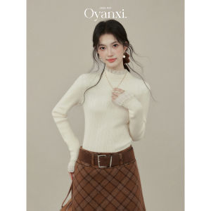 OUYANGXI | Áo Gile Lông Cừu Đa Lớp