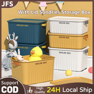 JFS Lid Storage Box: The Ultimate Home Desktop & Living Room Sundries Organizer