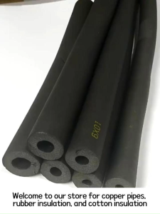 Rubber Pipe Insulation 1.8M Multiple Specifications Aircon Ducting Copper Tube Insulation Fire-Retardant Waterproof Universal For 1/1.5/2/3/4/5 HP