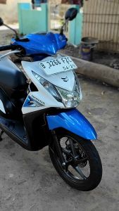 STRIPING STICKER LIS LES POLET honda beat fi 2015 stiker list body motor standar Mahkota Stiker