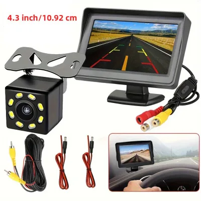 Bộ Camera Lùi Ô Tô Có Màn Hình 170 Độ ° Camera Góc Nhìn Phía Sau Cho Hệ Thống Hỗ Trợ Đỗ Xe
