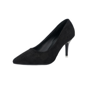 Beige High Heels Womens Professional Work Shoes 5cm Middle Heel Girl Youth Career Fashion Single Shoes Korean Style