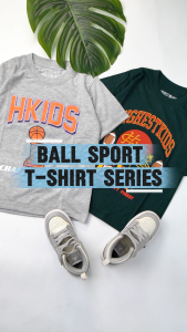 Kaos Ball Sport Anak | Bahan Cotton Combed 30s | Usia 3–10th | Ukuran S–XL | Warna Hijau dan Misty | Kaos Ball Sport Anak Highest Kids HKTS62 HKTS65