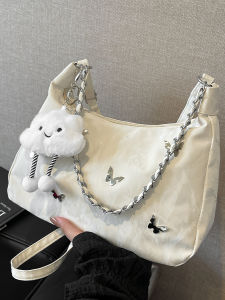 Fashionable Butterfly Crossbody Bag Large Capacity Commuter Bag Underarm Single Shoulder Bag Womens Handbag Tote Bag