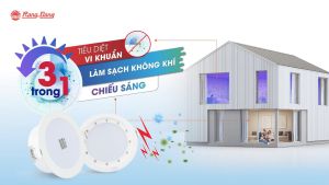 Đèn diệt khuẩn Rạng Đông AT21.UV 90/7W tiêu diệt 99.9% vi khuẩn có hại làm sạch không khí - Chiếu sáng - Điện Dân Dụng.