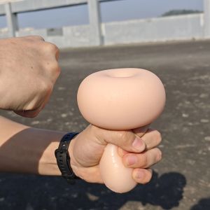 H3914 Adorable 3D Gourd Decor Figurine Soft-Touch Sculpture with Accessories Perfect for Home & Desktop Display
