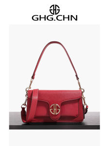 กระเป๋าสะพายไหล่แบบสะพายข้างสีแดงหรูหราสำหรับผู้หญิง กระเป๋าถือขนาดเล็ก กระเป๋าสะพายข้างแบบสะพายข้างสำหรับคู่รัก