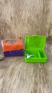 CJP Kiara - Kotak Makan sekat 2 Tempat Makan Souvenir ultah Ompreng