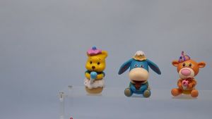 Bộ Nhân Vật Hoạt Hình Gấu Pooh siêu dễ thương-Mẫu mới 2024