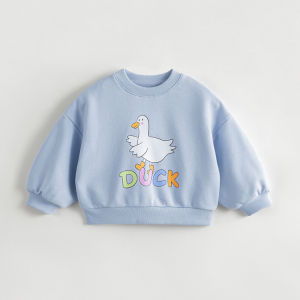 Marc&Janie | Spring Autumn Cartoon Print Loose Children Hoodie