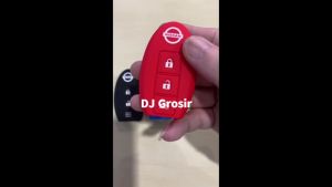 Casing Silikon Karet Kunci Remote Nissan Navara Juke Serena 3 Tombol