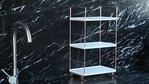 Rak Tingkat Kosmetik Storage Rack Display Make up Kitchen Bathroom Organizer