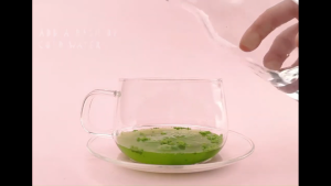 250g Organic Matcha Green Tea Powder from Japan - Sweetened Premix Ideal for Lattes Beverages and Keto Diets