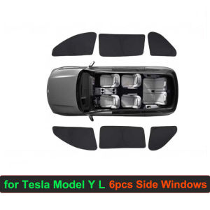 Car Sunshade for Tesla Model Y YL 2026 Side Window Sunshade with Suction Cups Front Rear Windshield Privacy Outdoor Camping Kids