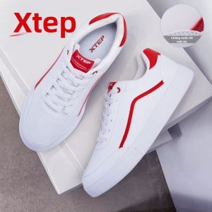 XTEP | New Autumn White Mens Casual Board Shoes