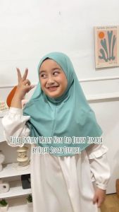 Hijab Instan Malay Non Pet Jersey Remaja Usia 6 - 10 Tahun