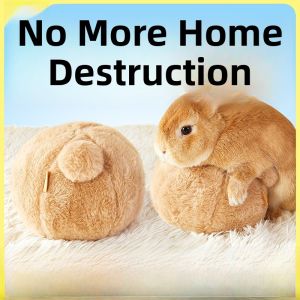 Yee Rabbit Toy Stress Reliever Balls for Dwarf Rabbits Guinea Pigs Squeakers Claw Grinding Pet Supplies And Accessories