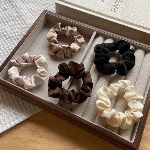 5Pcs Korean Retro Hair Ties and Hairbands Hair Ties for Womens Ponytails Vintage Charm Scrunchies