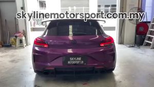 Volkswagen Scirocco LED Tail Lamp Light Bar Dark Red 2008-2015