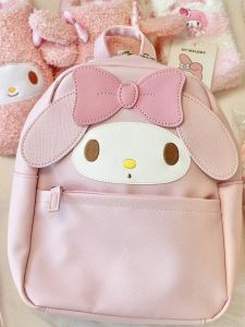Cute Melody Small Size Shoulder Bag High Aesthetic Value Girls Outdoor Crossbody Multi-purpose Mini Bag Waterproof Polyester Lining