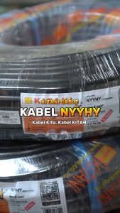KITANI - NYYHY 3×2.5 mm² - 50 Meter - Kabel Tembaga Serabut