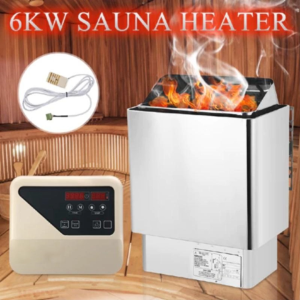 6KW External Control Sauna Heater Stainless steel Sauna Steam Generator With Digital Controller