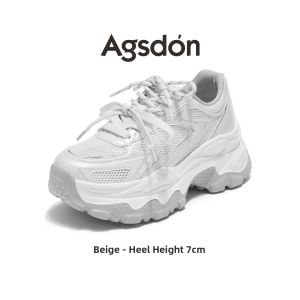 Agsdon | Thick Sole Summer Breathable Mesh Casual Shoes