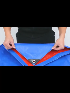 Trapal waterproof makapal Tarpaulin Waterproof Rainproof Sunproof，Lona Tolda Car Cover with Hole，Double sided availability