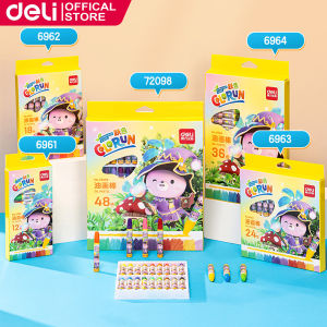 Deli 36 Color Oil Painting Stick High Quality Popular Cute Bear 6961/6962/6963/6964