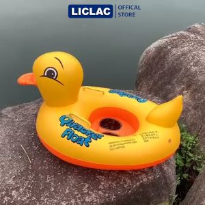 Phao bơi hình thú xỏ chân chống lật có tay cầm nắm 2 bên đảm bảo an toàn cho bé Phao bơi trẻ em