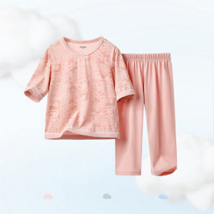 batubatu | Thin Cotton Childrens Summer Pajama Set