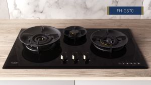 FUJIOH FH-GS70 SVGL Gas Hob (3 Burners / 2 Burners)