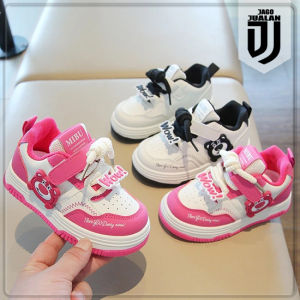 Sepatu Sneakers MIBU Anak usia 1 2 3 4 5 6 Tahun / Sepatu Kets Tali Perekat Anak Laki Laki Perempuan Keren Sporty / Sepatu Casual Anak Balita Cowok Cewek Motif Panda Lucu / Sepatu Sport Baby Pria Wanita Fashion / Sepatu Running Shoes Anak Balita Trendy