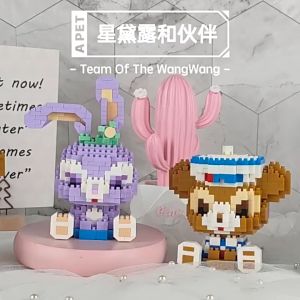 Khối xây dựng Sanrio Anime Hình Kuromi Đồ Chơi Lắp Ráp Trang Trí Vật Trang Trí Mô Hình Của Tôi Giai Điệu Xếp Hình Trẻ Em Quà Tặng